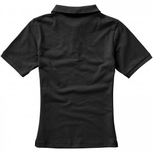 Calgary short sleeve women's polo, Anthracite (Polo shirt, 90-100% cotton)