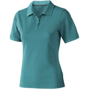 Calgary short sleeve women's polo, Aqua (Polo shirt, 90-100% cotton)