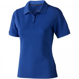 Calgary short sleeve women's polo, Blue (Polo shirt, 90-100% cotton)