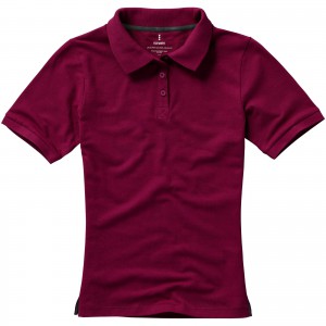 Calgary short sleeve women's polo, Burgundy (Polo shirt, 90-100% cotton)