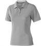 Calgary short sleeve women's polo, Grey melange