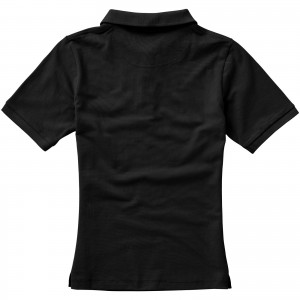 Calgary short sleeve women's polo, solid black (Polo shirt, 90-100% cotton)