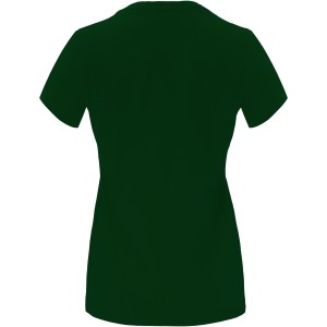 Capri short sleeve women's t-shirt, Bottle green (T-shirt, 90-100% cotton)