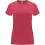 Capri short sleeve women's t-shirt, Chrysanthemum Red