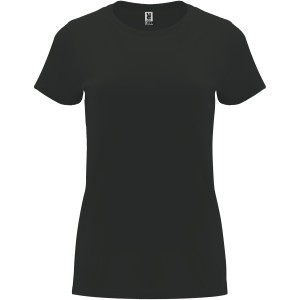 Capri short sleeve women's t-shirt, Dark Lead (T-shirt, 90-100% cotton)