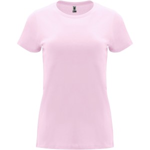 Capri short sleeve women's t-shirt, Light pink (T-shirt, 90-100% cotton)