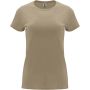 Capri short sleeve women's t-shirt, Sand