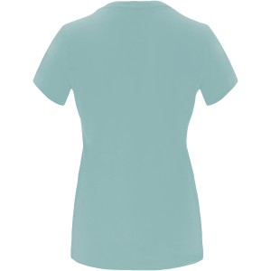 Capri short sleeve women's t-shirt, Washed Blue (T-shirt, 90-100% cotton)