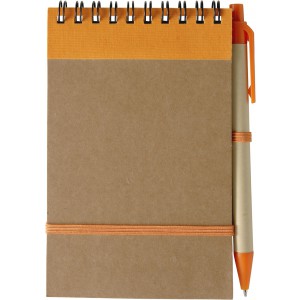 Cardboard notebook Emory, orange (Notebooks)