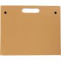 Cardboard writing folder Keisha, brown