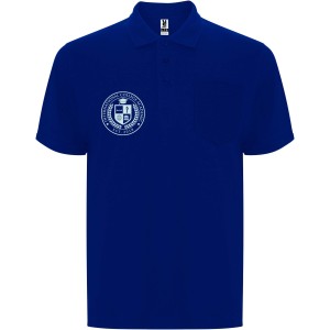 Centauro Premium short sleeve unisex polo, Blue (Polo shirt, 90-100% cotton)