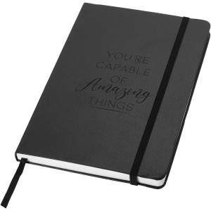 Classic A5 hard cover notebook, solid black (Notebooks)