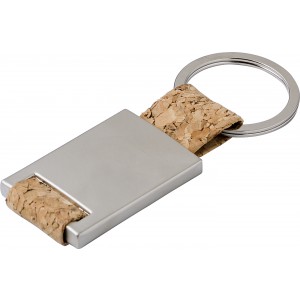 Cork keychain Alexandra, brown (Keychains)