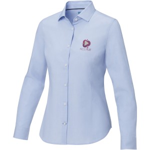 Cuprite long sleeve women's  organic shirt, Light blue (shirt)