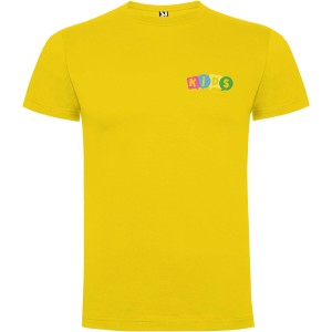 Dogo Premium short sleeve kids t-shirt, Yellow (T-shirt, 90-100% cotton)