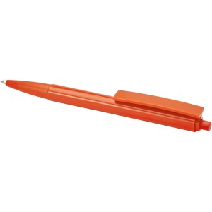 Elsa recycled plastic ballpoint pen, Orange (Plastic pen)