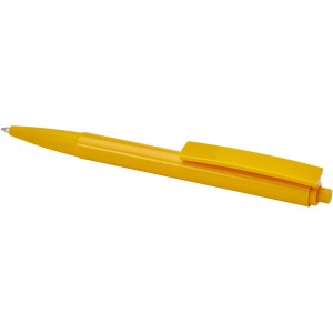 Elsa recycled plastic ballpoint pen, Yellow (Plastic pen)