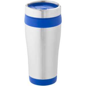 Elwood 470 ml insulated tumbler, Silver,Blue (Glasses)