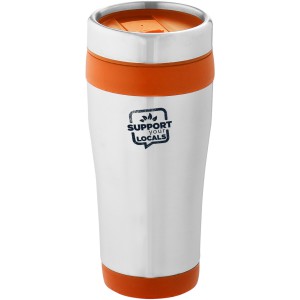 Elwood 470 ml insulated tumbler, Silver,Orange (Thermos)