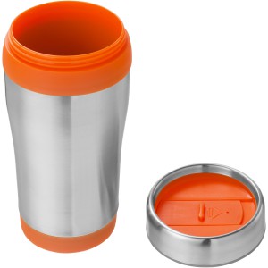 Elwood 470 ml insulated tumbler, Silver,Orange (Thermos)