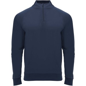 Epiro long sleeve kids quarter zip sweatshirt, Navy Blue (Pullovers)