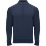 Epiro long sleeve unisex quarter zip sweatshirt, Navy Blue