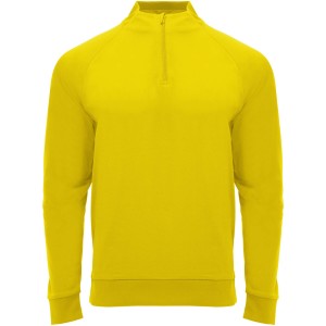 Epiro long sleeve unisex quarter zip sweatshirt, Yellow (Pullovers)