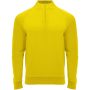 Epiro long sleeve unisex quarter zip sweatshirt, Yellow