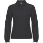 Estrella long sleeve women's polo, Dark Lead