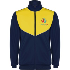 Evans unisex tracksuit, Navy Blue, Yellow (Pullovers)