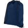 Evergreen non-woven drawstring backpack, Navy