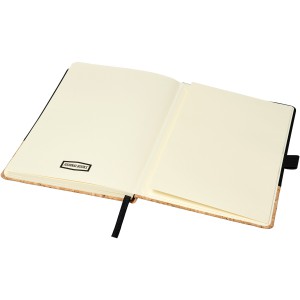 Evora A5 cork thermo PU notebook, solid black (Notebooks)