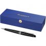 Expert ballpoint pen, solid black,Silver