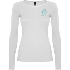 Extreme long sleeve women's t-shirt, White (Long-sleeved shirt)