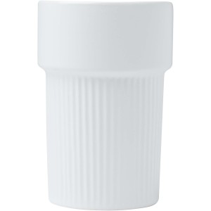 Fika 340 ml tumbler with bamboo sleeve, White (Glasses)