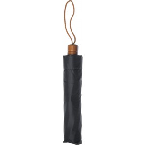 Polyester (190T) umbrella Janelle, black (Foldable umbrellas)