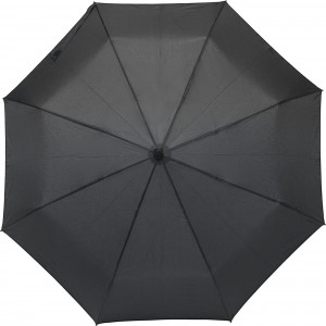 Pongee (190T) umbrella Gianna, black (Foldable umbrellas)