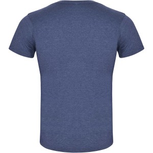 Fox short sleeve men's t-shirt, Heather Denim Blue (T-shirt, 90-100% cotton)