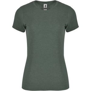 Fox short sleeve women's t-shirt, Heather Bottle Green (T-shirt, 90-100% cotton)