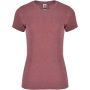 Fox short sleeve women's t-shirt, Heather Garnet