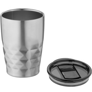 Geo 350 ml copper vacuum insulated tumbler, Silver (Glasses)