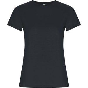 Golden short sleeve women's t-shirt, Ebony (T-shirt, 90-100% cotton)