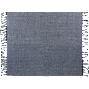 Haven herringbone throw blanket, blue (Blanket)