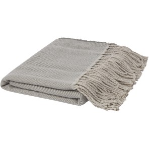 Haven herringbone throw blanket, grey (Blanket)