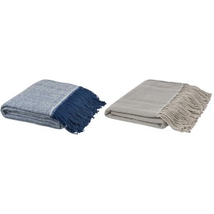 Haven herringbone throw blanket, grey (Blanket)