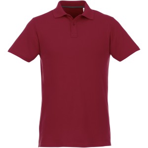 Helios mens polo, Burgundy, S (Polo shirt, 90-100% cotton)