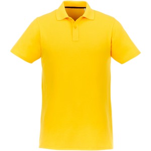 Helios mens polo, Yellow, L (Polo shirt, 90-100% cotton)