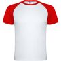 Indianapolis short sleeve unisex sports t-shirt, White, Red