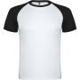Indianapolis short sleeve unisex sports t-shirt, White, Solid black
