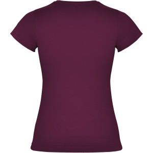 Jamaica short sleeve women's t-shirt, Burgundy (T-shirt, 90-100% cotton)